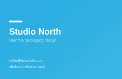 Cyan plate of the business card, Safer for press Medium