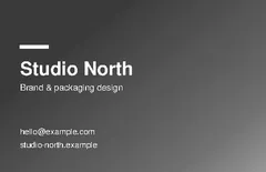 Black plate of the business card, Safer for press Medium